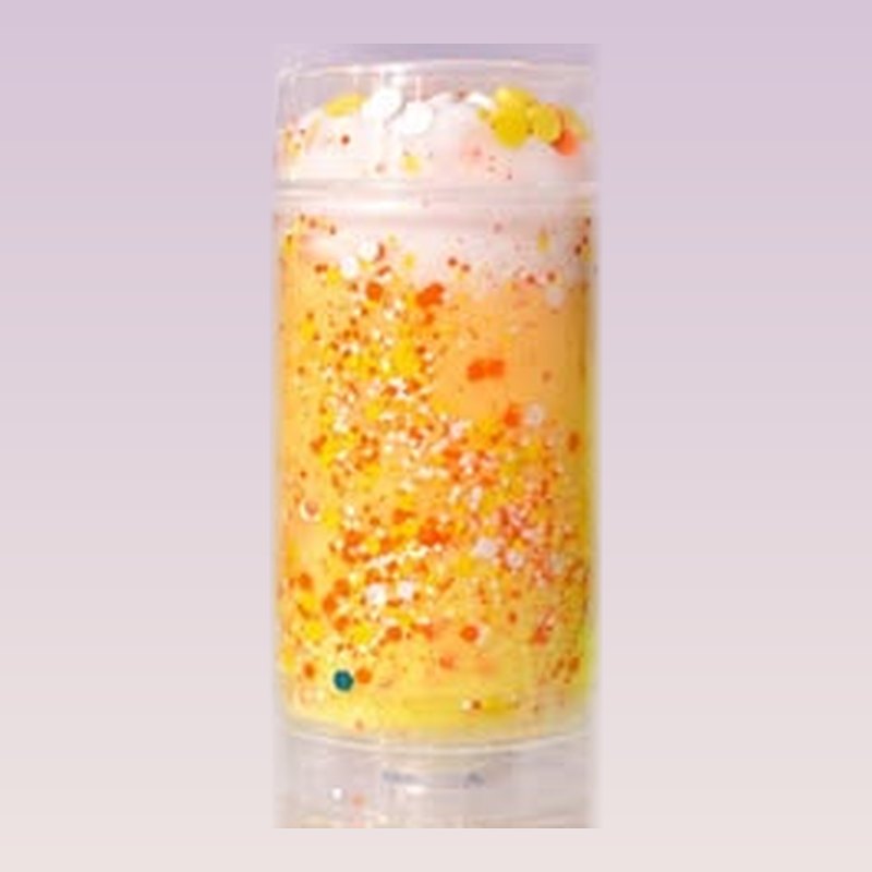 Candy corn slime pop